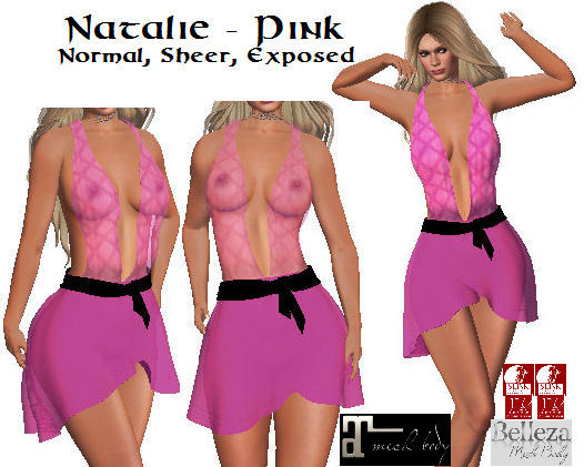 *MM* Natalie Dresses - Pink - Includes ALL 3 styles !