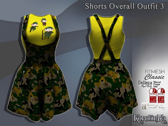 Shorts Overall Outfit 3