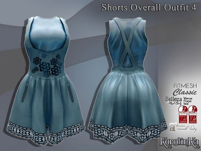 Shorts Overall Outfit 4
