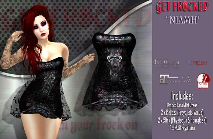 {Get Frocked} NIAMH Drape Dress - Pink