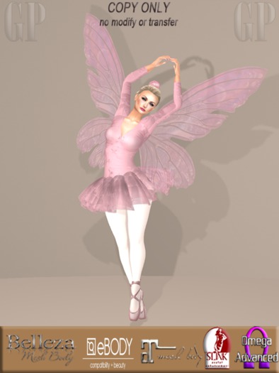 Pink Butterfly Ballerina Boxed