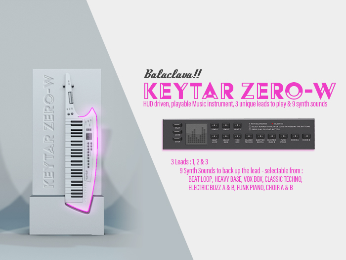 BALACLAVA!! Keytar ZERO-W
