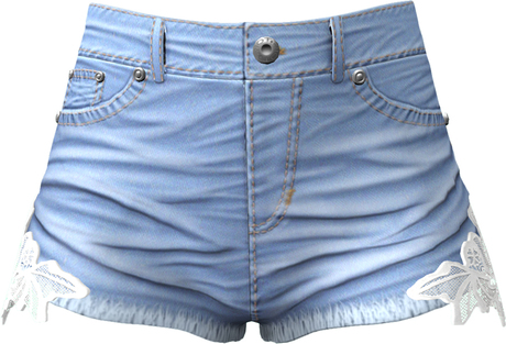 Second Life Marketplace - RIOT / Emma Shorts - Stonewash | Maitreya