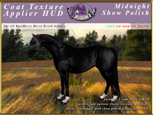 *E* RealHorse Coat Texture HUD [BOXED] Midnight Show Polish
