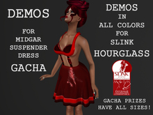 .:S.C:. Midgar Suspender Dress - DEMOS - Slink Hourglass