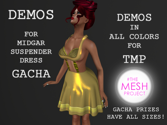 .:S.C:. Midgar Suspender Dress - DEMOS - TMP