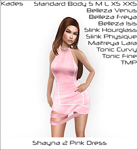 Shayna 2 Pink Dress
