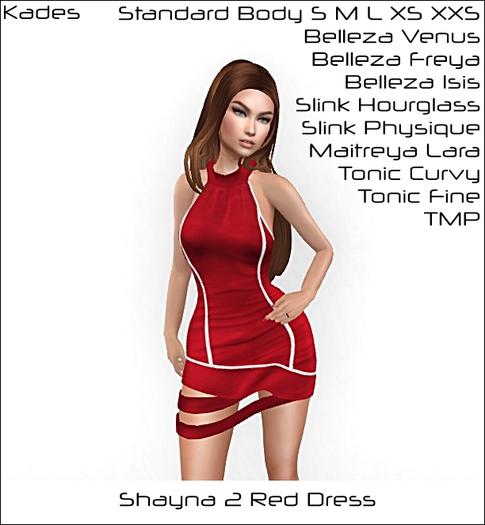 Kades -Shayna 2 Red Dress