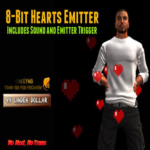 8-Bit Hearts Emitter  Monkeymo