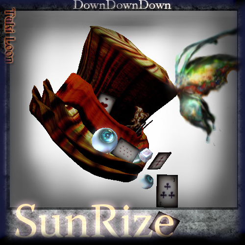 DDD_mini silk hat  sunrize