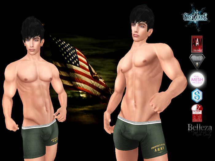 (WEAR ME) Army Boxers