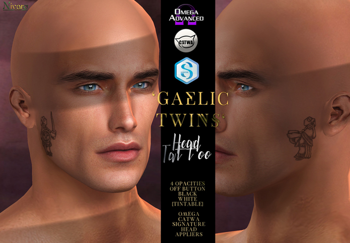 -Nivaro- 'Gaelic Twins' Tattoo DEMO