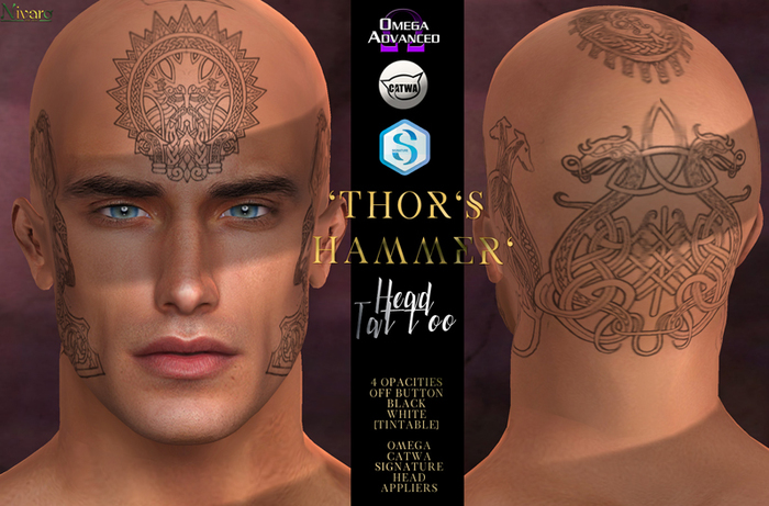 -Nivaro- 'Thor's Hammer' Tattoo