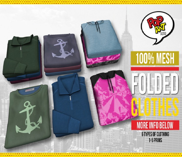 Pop Art Store - Folded Clothes