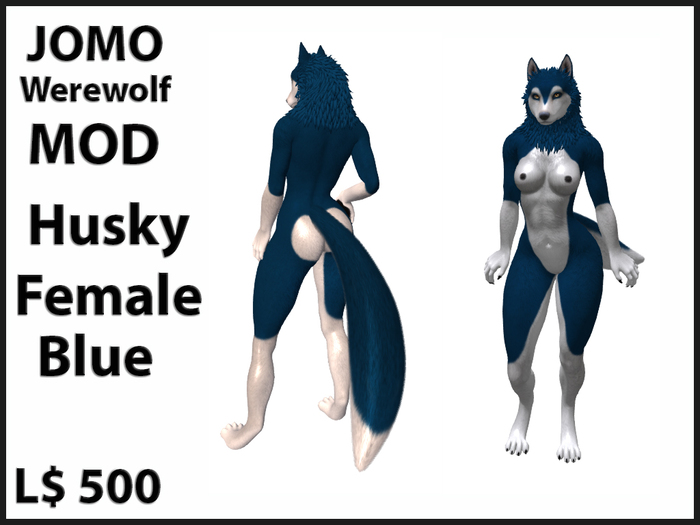 JOMO Werewolf Mod <<Husky Female Blue>>