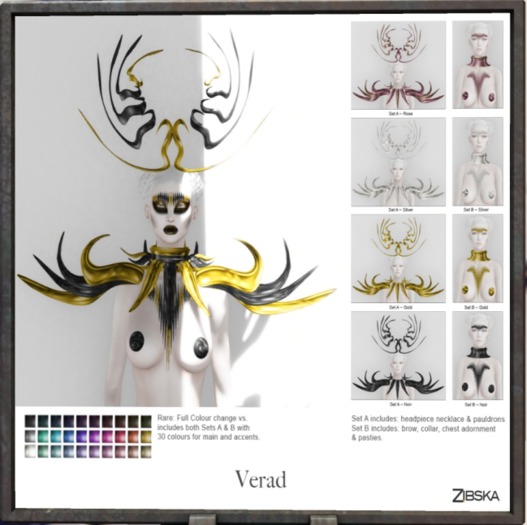 Zibska ~ Verad Set B in Rose [trans]