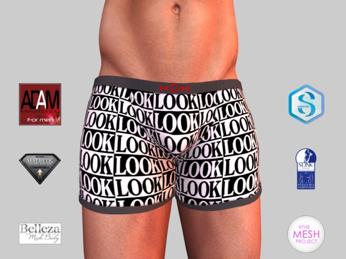 ><DUdEROOS>< Boxers Look Black