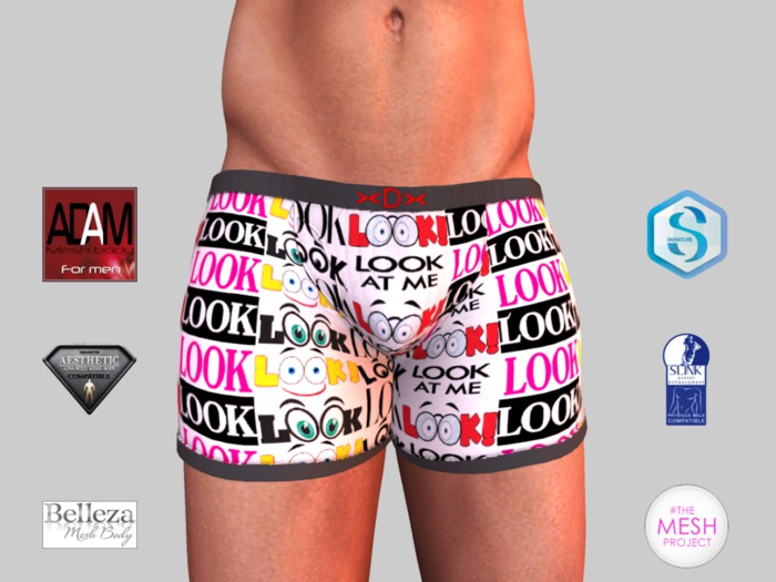 ><DUdEROOS>< Boxers Look Multi