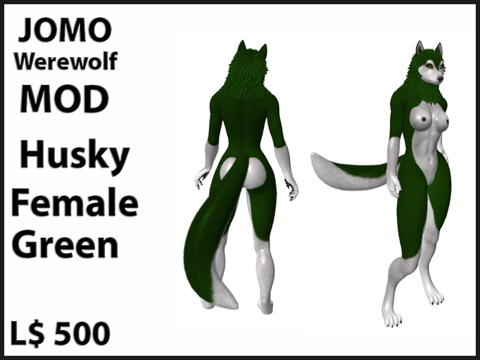 JOMO Werewolf Mod <<Husky Female Green>>