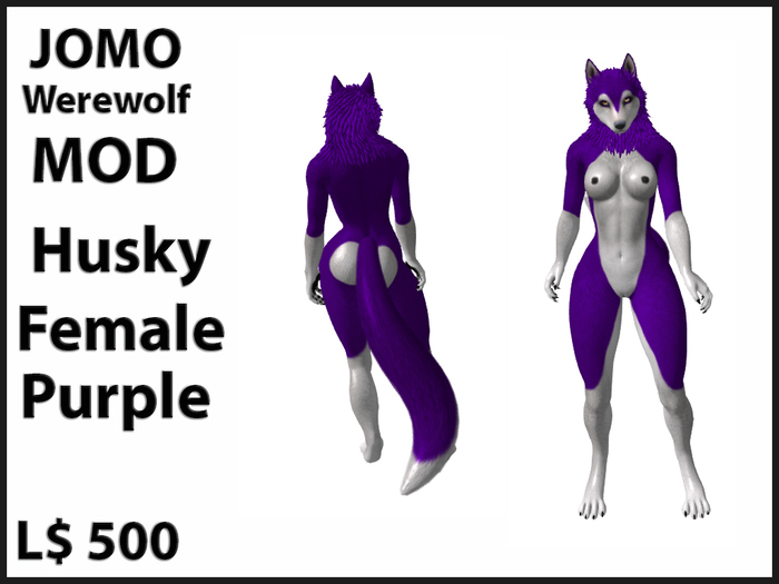 JOMO Werewolf Mod <<Husky Female Purple>>