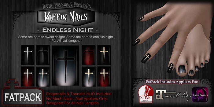 DP - Koffin Nails - FatPack - Endless Night (Boxed)