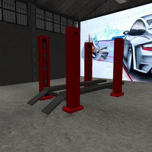 Bravis LTD Car Lift  Red