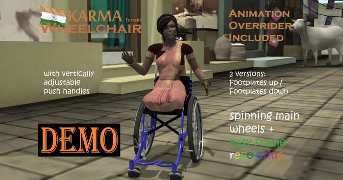 *SVD* Wheelchair KARMA FP down [DEMO]