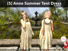 [S] Anne Summer Tent Dress Floral
