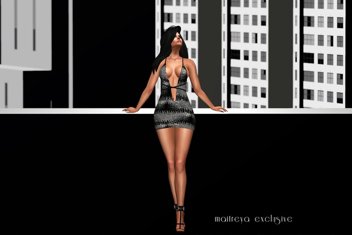 ~immodiste~ Revive Mini Dress- Noir (packaged)