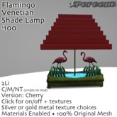 % Flamingo Lamp (Cherry) *MESH*