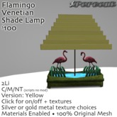 % Flamingo Lamp (yellow) *MESH*