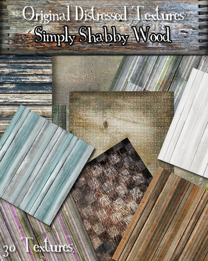 [D] Simply Shabby Wood- Boxed