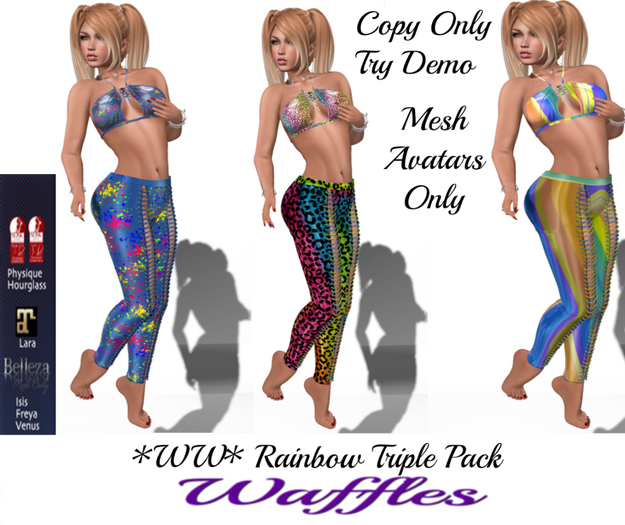 *WW* Rainbow Triple Pack