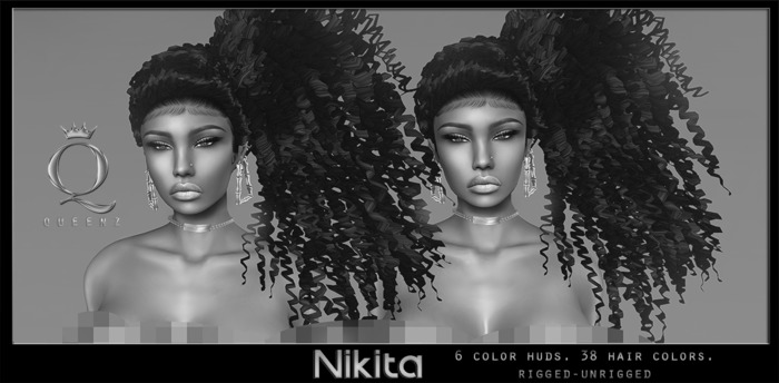{Q} Nikita (Rigged Mesh Hair) DEMO