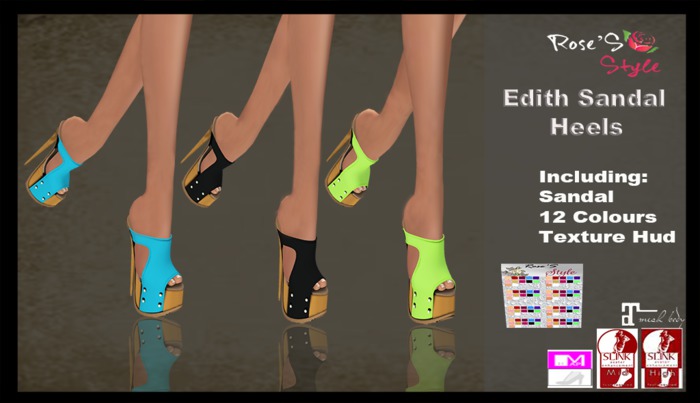 ROSE'S STYLE Edith Sandal Heels 