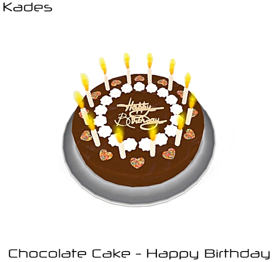 Happy Birthday - Chocolate Cake