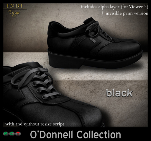 INDI Designs - O'Donnell black shoes