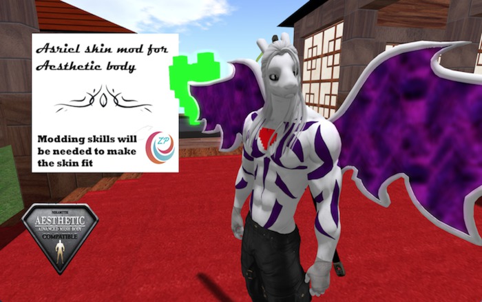 [ZP] Asriel Skin Mod Aesthetic (BOXED)
