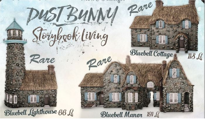 dust bunny . bluebell lighthouse . RARE