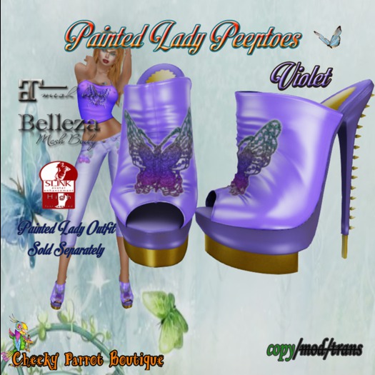 Painted Lady Peeptoes Violet