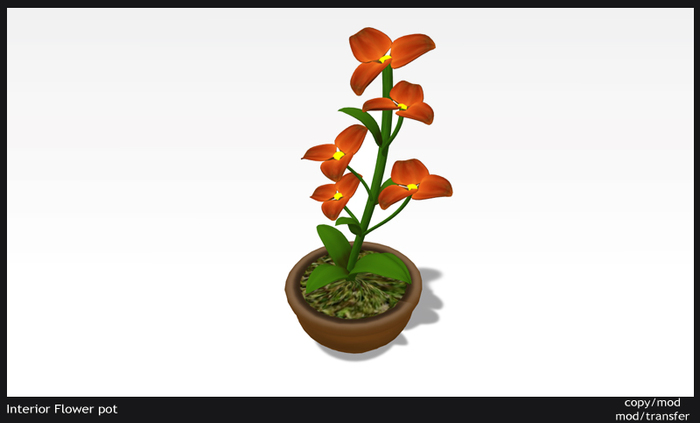 SCULPTED FLOWER - DECOR PLANT - COPY/MOD & MOD/TRANS