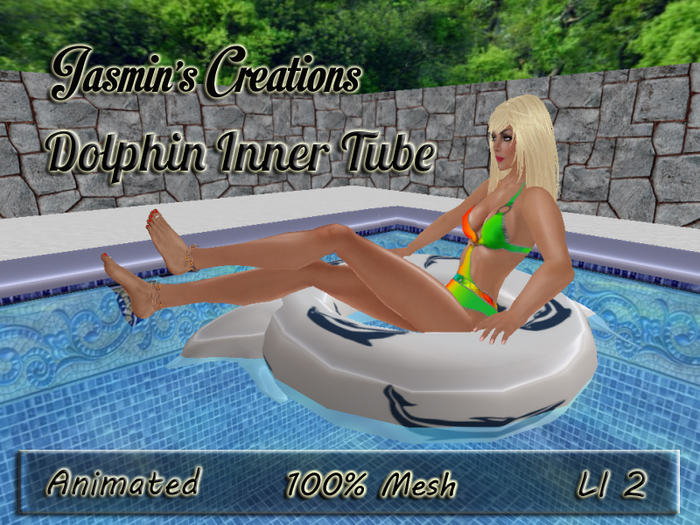 Dolphin Inner Tube  --By Jasmin's Creations
