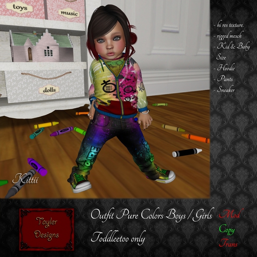 [T.D.] Toddleedoo Outfit Pure Color