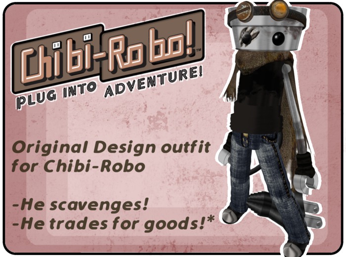 Chibi-Robo Wasteland Outfit (Requires Base Avatar)