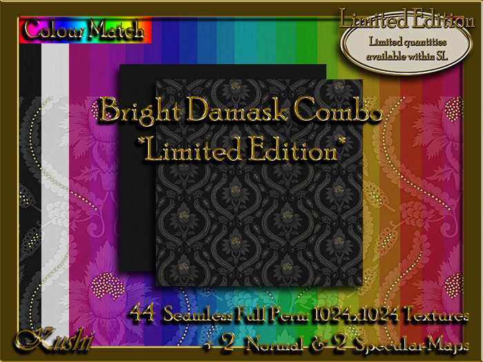 Bright Damask Combo *Limited Edition* Seamless Textures 