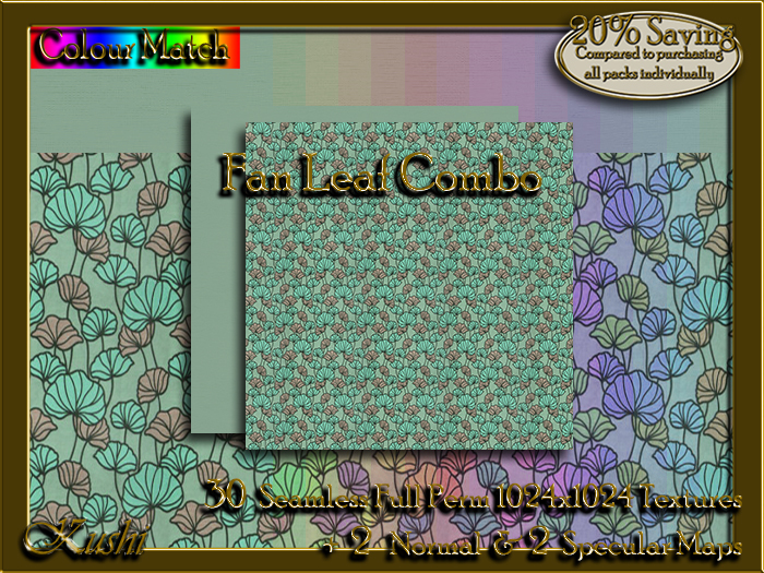 !Kushi! FanLeafCOMBO Textures -WEAR TO UNPACK