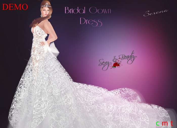 Bridal Lace Dress Serena - DEMO