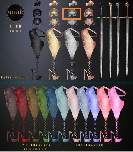 *PROMAGIC* Yudh-Mask-Silver