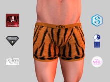 ><DUdEROOS>< Boxers FakeFur Tiger