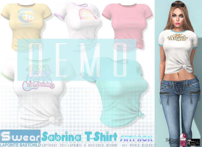 L&B - T-shirt - Sabrina Cropped - DEMO